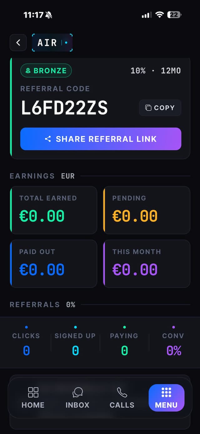 Referral program